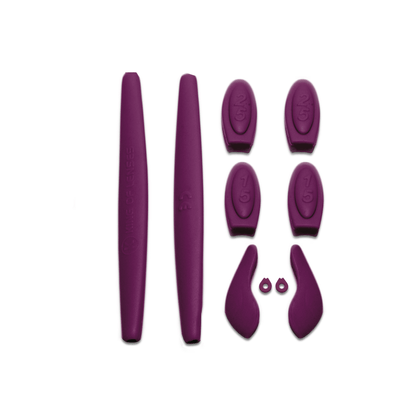 Kit de Borrachas para Double-X - Roxo Escuro