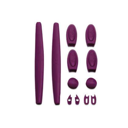 Kit de Borrachas para Romeo 1 - Roxo Escuro