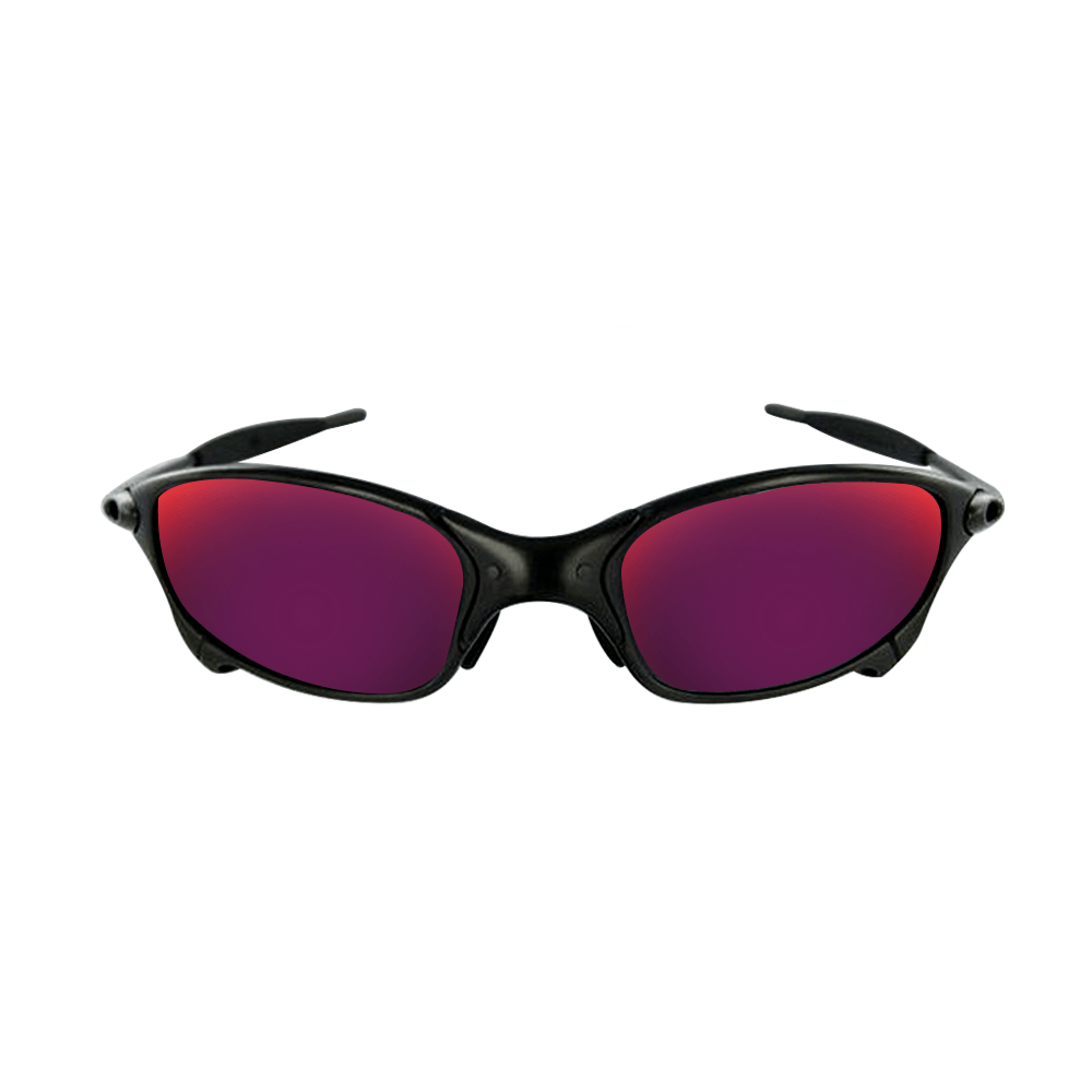 Novas lentes de óculos de sol polarizadas espelhadas ouro rosa escuro para  Oakley Juliet