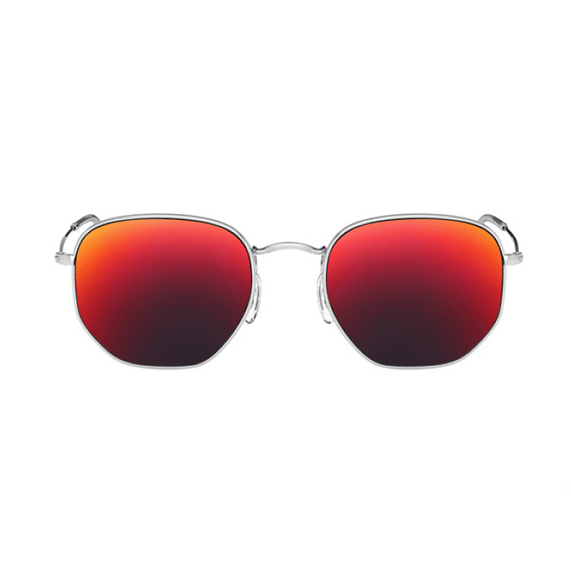 lentes-rayban-hexagonal-RB3548-dark-ruby-kingoflenses