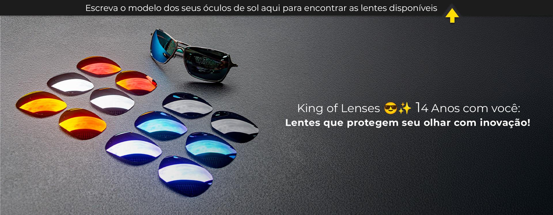 King of Lenses - Lentes para Oakley, Ray-Ban, Mormaii, Evoke e Yopp