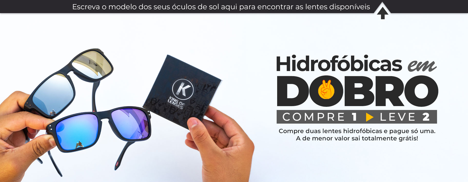 King of Lenses - Lentes para Oakley, Ray-Ban, Mormaii, Evoke e Yopp
